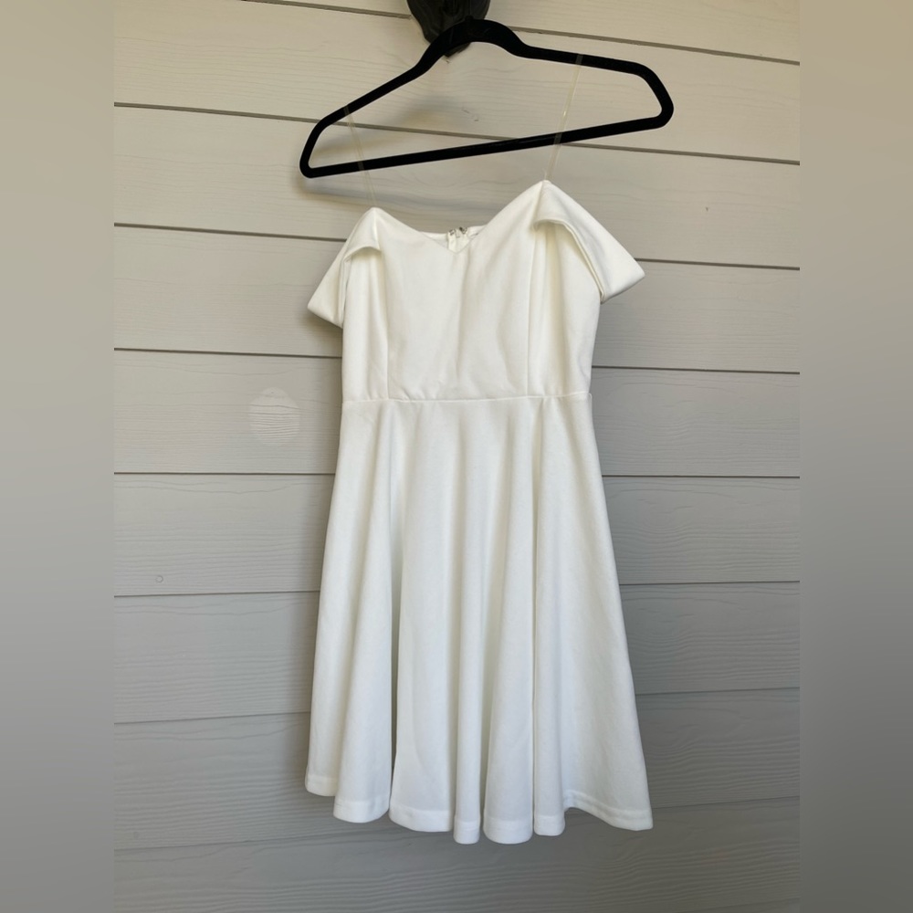 White Off-Shoulder Dress